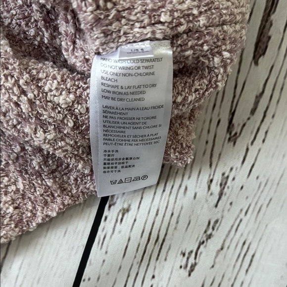 FREE PEOPLE Good Day Pullover In Mauve Mousse Size S EXCELLENT Condition! - Picture 8 of 9